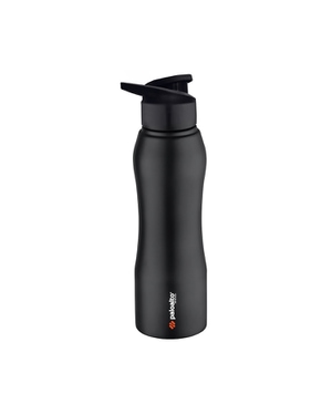 Borosil Grip N Sip Stainless Steel Bottle- Black- 750ml